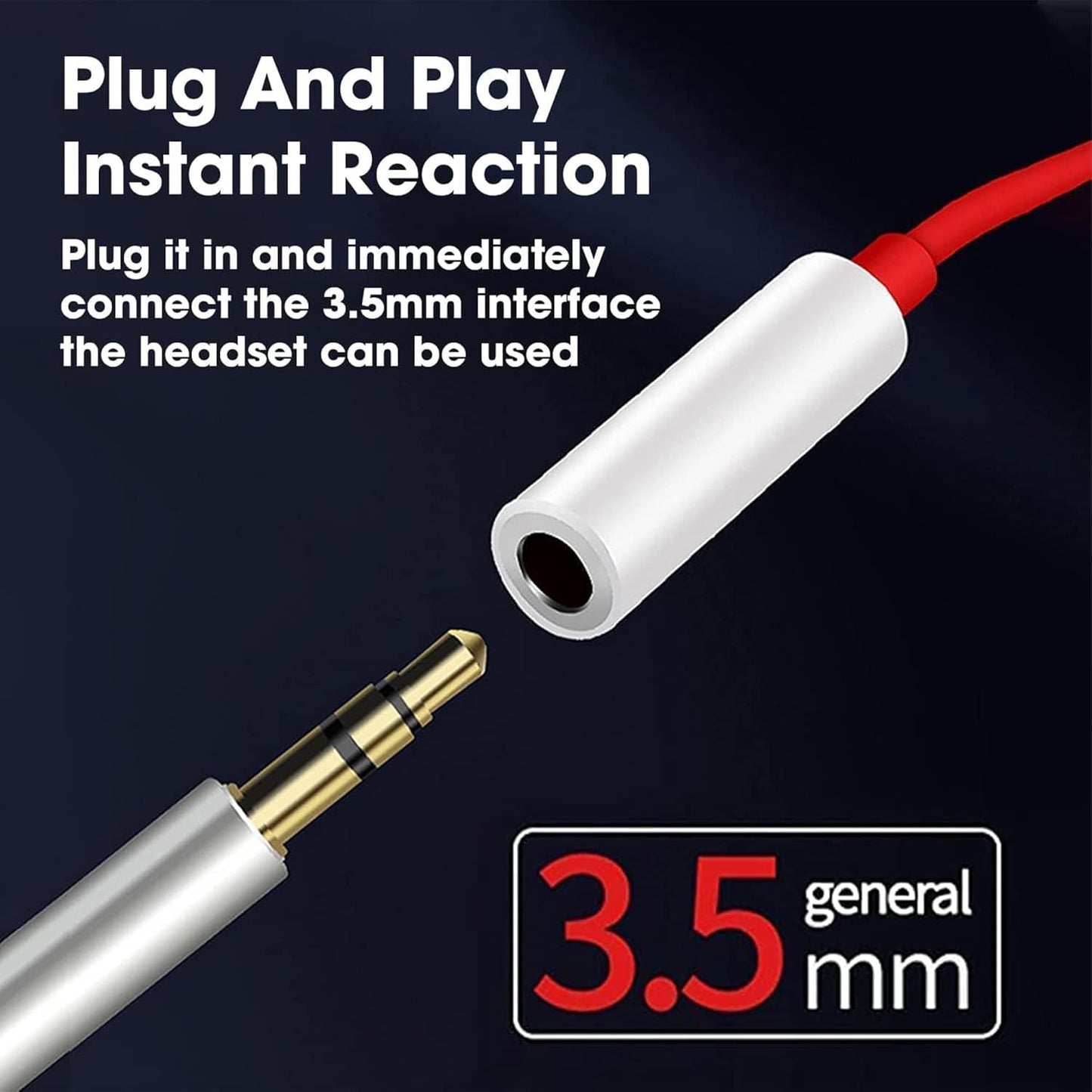 OnePlus Type-C to 3.5mm Headphone Jack Adapter Plug and Play Function