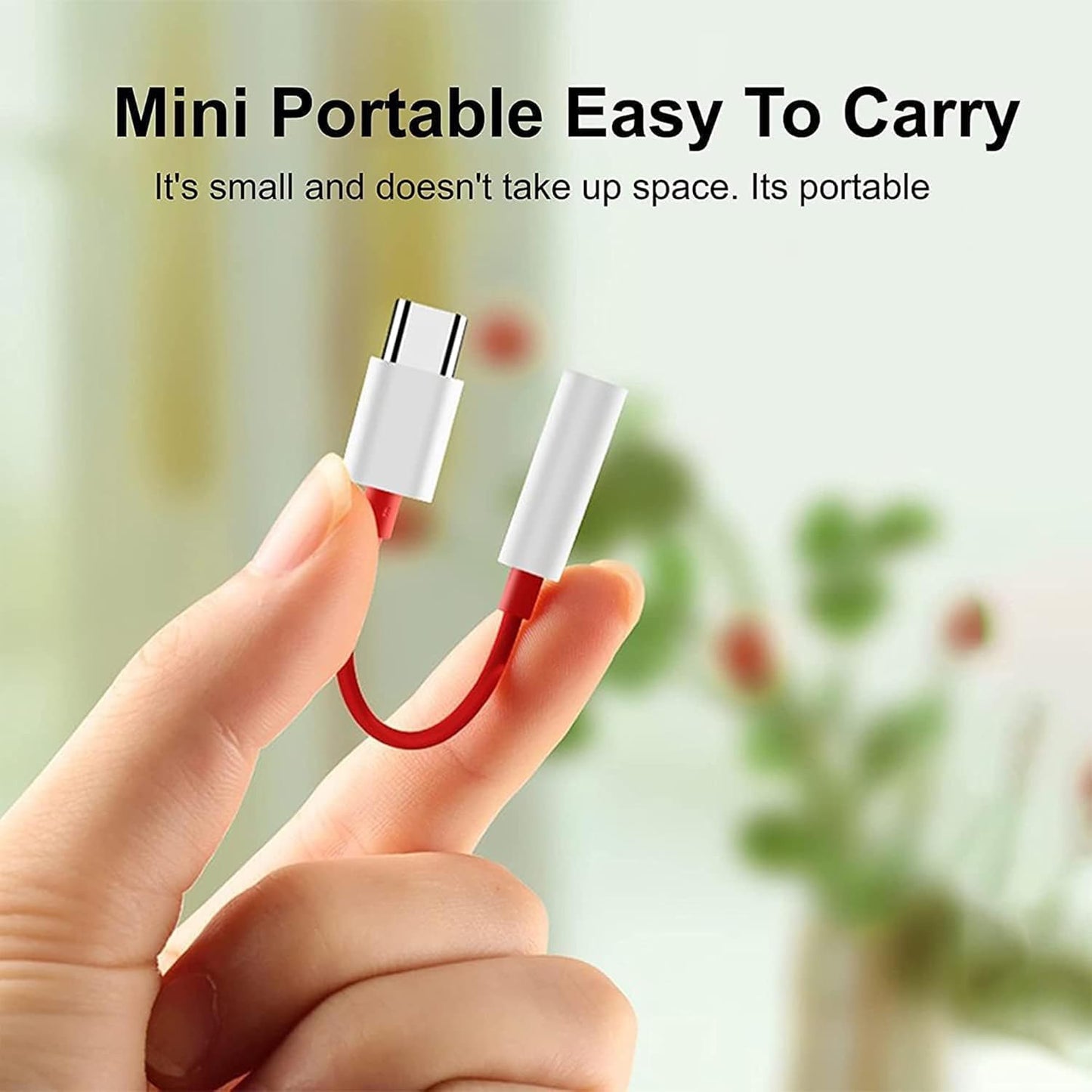 OnePlus Type-C to 3.5mm Headphone Jack Adapter Compact and Portable Design